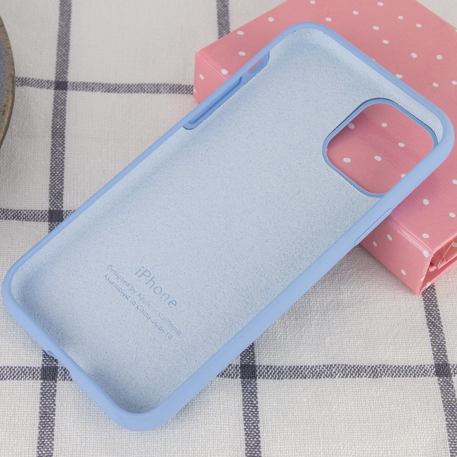 Silicone Case Full Protective (AA) для iPhone 11 (6.1") (Lilac Blue)-2